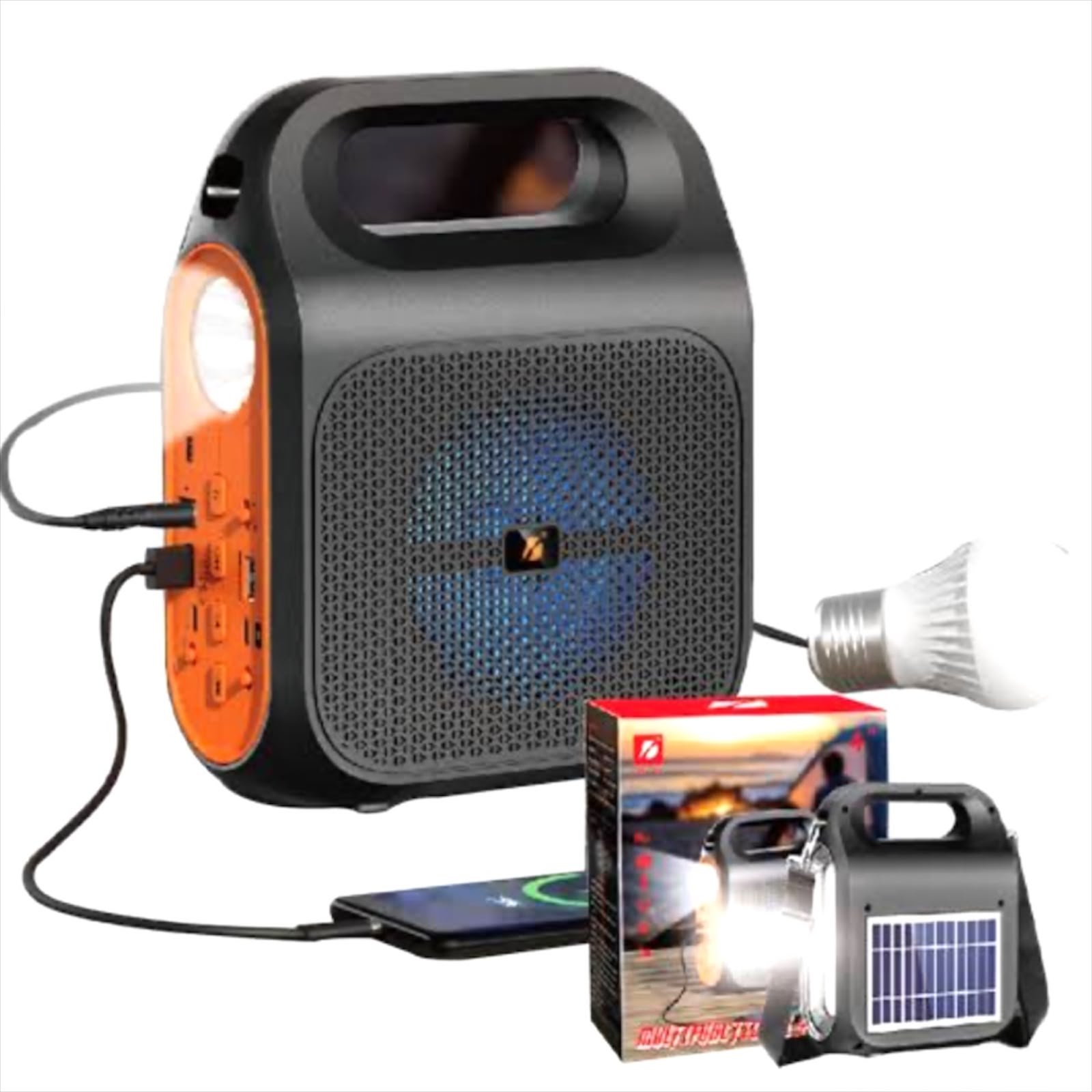 WhatsApp Image 2026-08-19 at 9.09.19 AM Solar Bluetooth Speaker and Torch - Image 1